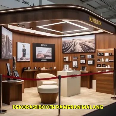 dekorasi booth pameran malang